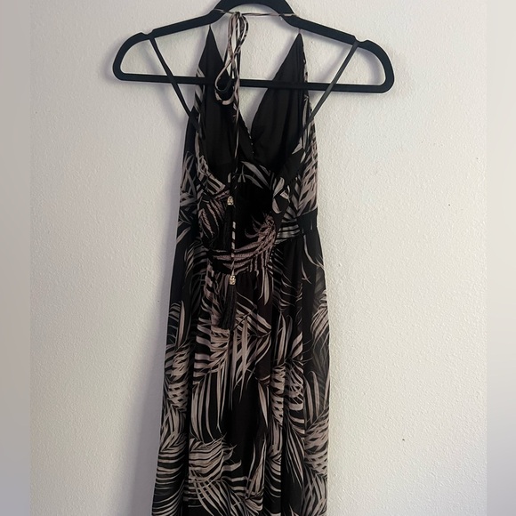 White House Black Market Palm Print Maxi Dress - Picture 5 of 6